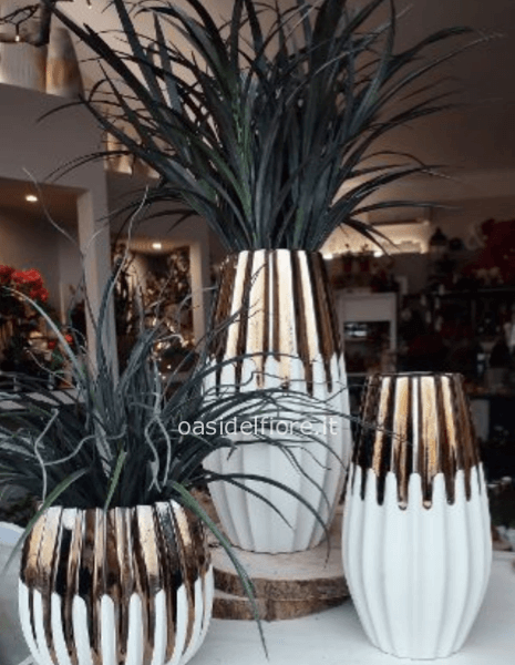 VASI DI CERAMICA CON ORO